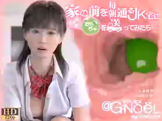 家の前を毎朝通るJK宅にエッチなおもちゃを送ってみたら・・・【@G-NoeL アグ・ノエル】（オリジナル同人）