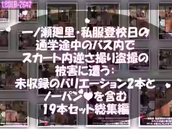 一ノ瀬廻里・私服登校日の通学途中のバス内でスカート内逆さ撮り盗撮の被害に遭う:未収録のバリエーション2本とノーパンまで含む19本セット総集編！【Libido-Labo】（オリジナル同人）