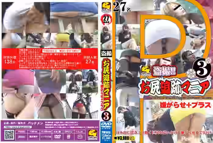 盗撮！！お尻追跡マニア(3)　嫌がらせ＋プラス（DLPM066）